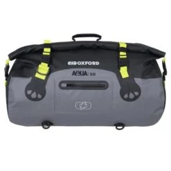 Oxford Aqua T-50 Roll Bag Black Fluo