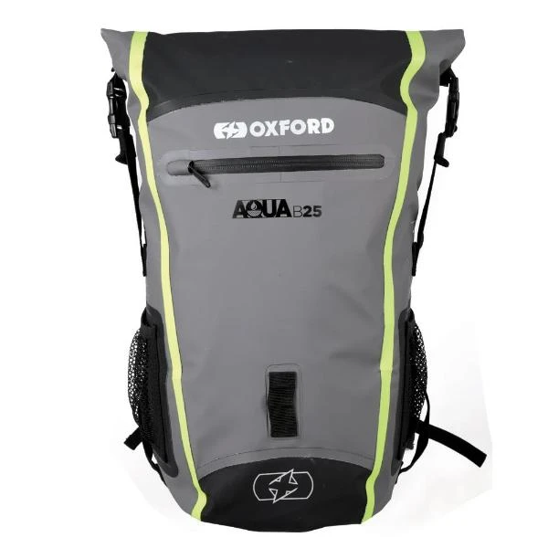 Oxford Aqua B-25 Backpack - Black Grey Fluo 1 Oxford Aqua B-25 Backpack - Black Grey Fluo