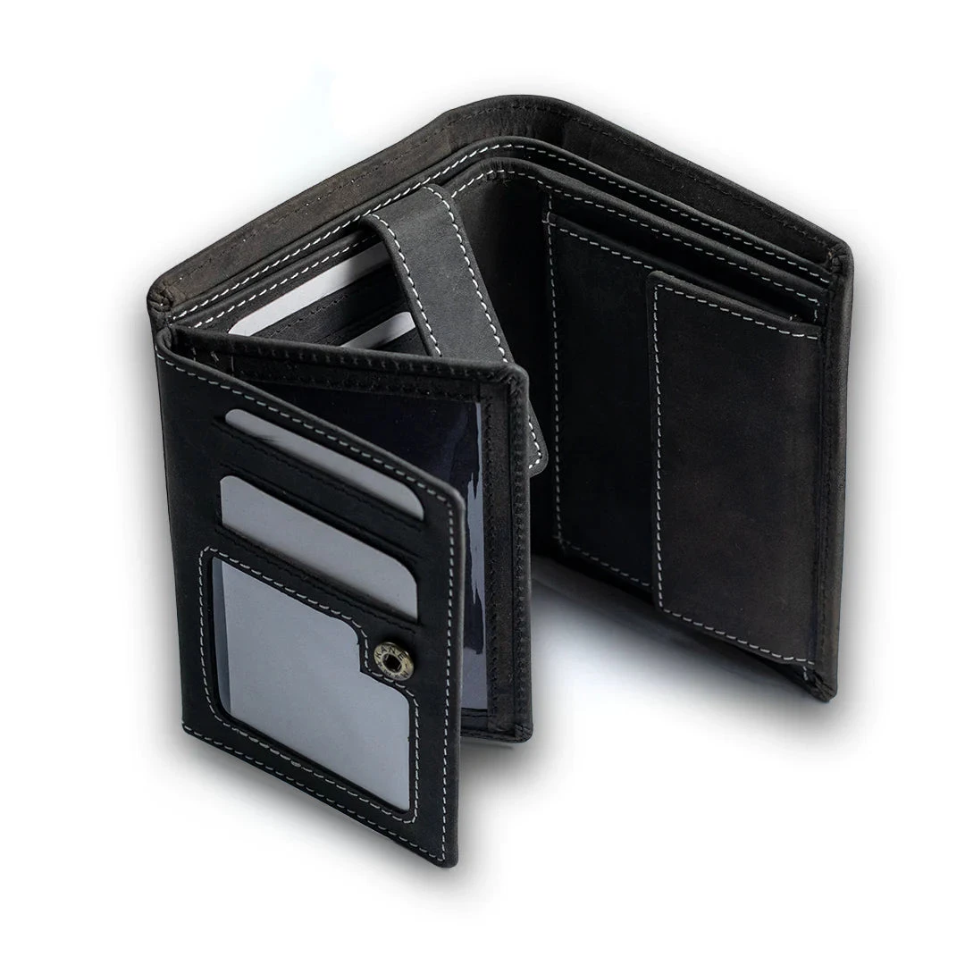 Carbonado Tri Fold Wallet - Black 2 Carbonado Tri Fold Wallet - Black - Image 2
