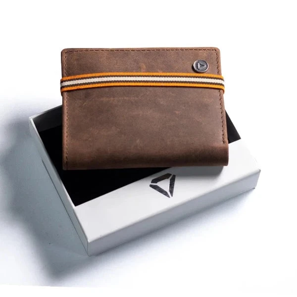 Carbonado Bifold E Plus Wallet - Brown 1 Carbonado Bifold E Plus Wallet - Brown