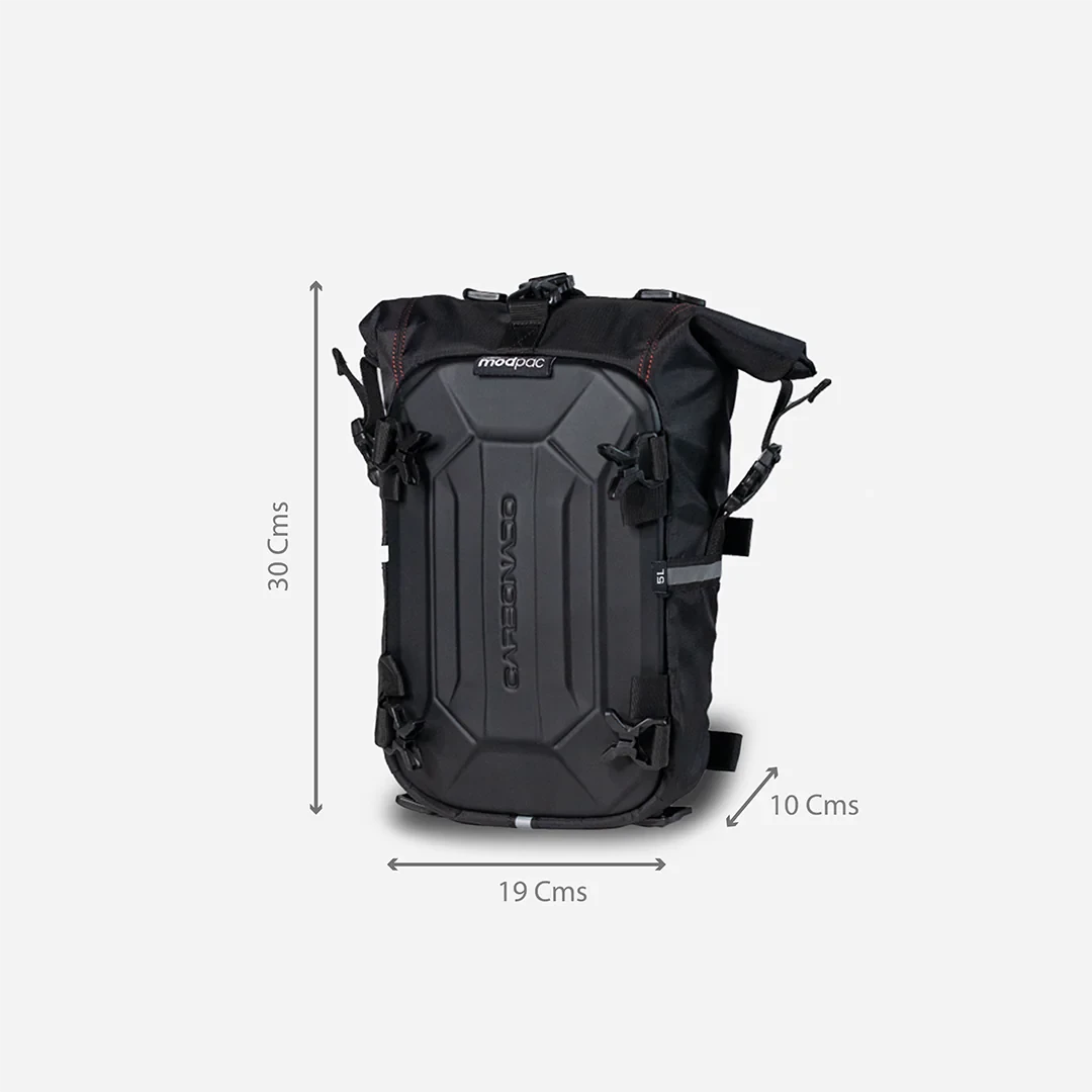 Carbonado Modpac Pro 5L Backpack - Black 2 Carbonado Modpac Pro 5L Backpack - Black - Image 2