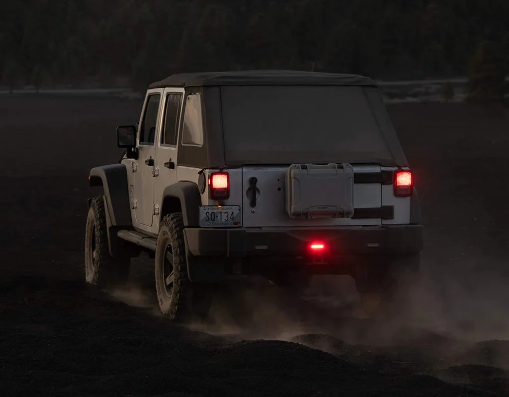 Denali B6 LED Brake Light Visibility Mount - Red 6 Denali B6 LED Brake Light Visibility Mount - Red - Image 6