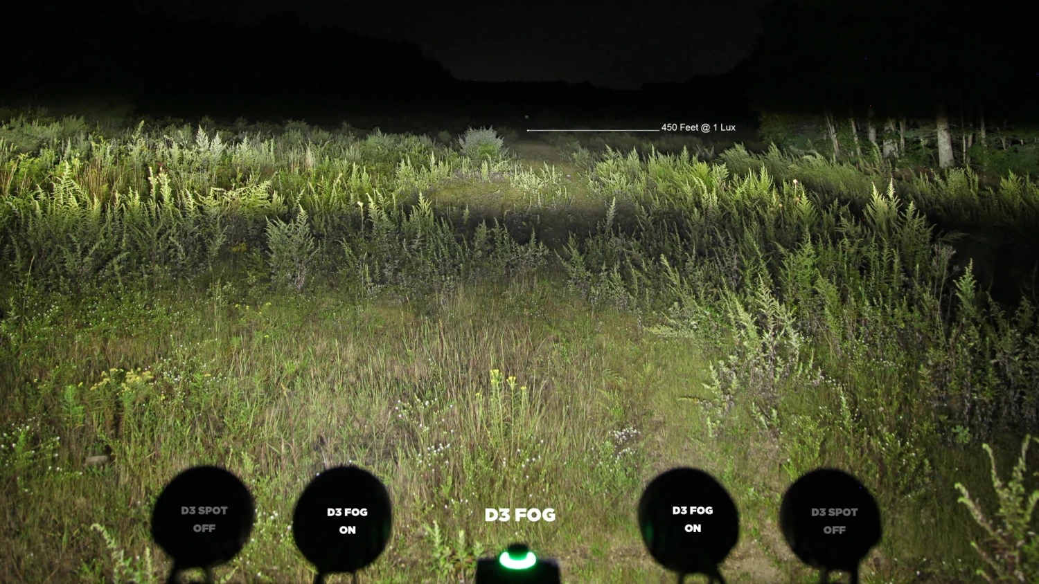 Denali D3 LED Fog Light Pod (Pair) With DataDim Technology 15 Denali D3 LED Fog Light Pod (Pair) With DataDim Technology - Image 15