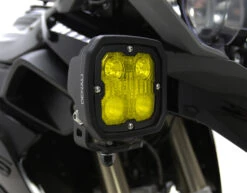 Denali D4 LED Lights Lens Kit - Selective Yellow 5 Denali D4 LED Lights Lens Kit - Selective Yellow -High Note Perfor Mance D4 Selective Yellow on bike 2000x bb627931 181c 4ca6 b482 f8d27f86ddea