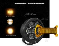 Denali D7 PRO Multi-Beam Driving Light Pod (Pair) With Modular X-Lens System 5 Denali D7 PRO Multi-Beam Driving Light Pod (Pair) With Modular X-Lens System -High Note Perfor Mance D7PROXLensSystem