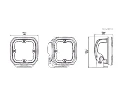 Denali D4 LED Light Pod (Pair) With DataDim Technology 7 Denali D4 LED Light Pod (Pair) With DataDim Technology -High Note Perfor Mance Dimensions D4 2000x 4667625a 136d 4653 8eb8 2bb42a0a608a