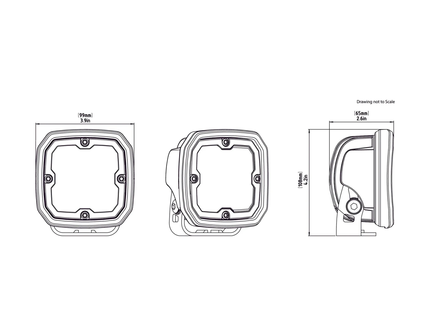 Denali D4 LED Light Pod (Pair) With DataDim Technology 4 Denali D4 LED Light Pod (Pair) With DataDim Technology - Image 4