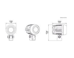 Denali DM LED Light Pod (Pair) With DataDim Technology -High Note Perfor Mance Dimensions DM 2000x c6271225 7299 4564 801a e9d81b9560fd