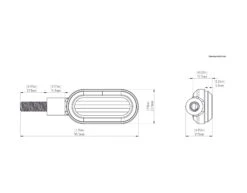 Denali T3Â Switchback M8 LED Turn Signal Pods - Rear 20 Denali T3Â Switchback M8 LED Turn Signal Pods - Rear -High Note Perfor Mance Dimensions T3M8 2000x 1d2dc572 9451 4290 b88e 27c23be1fcfb