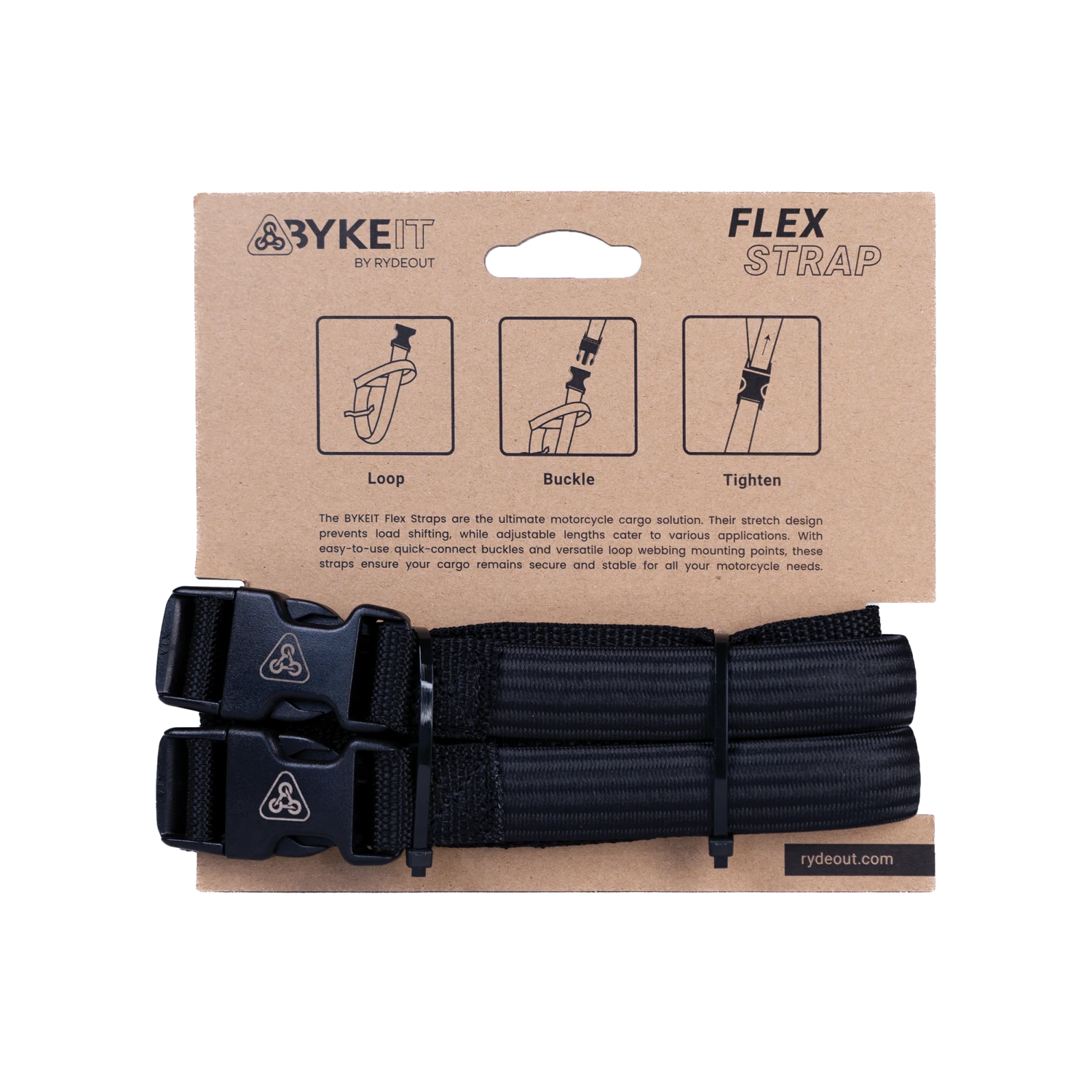 Byke IT Flex Strap Black 2 Byke IT Flex Strap Black - Image 2