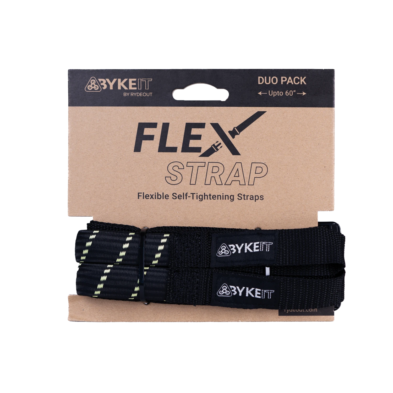 Byke IT Flex Strap - Black Fluo Green 1 Byke IT Flex Strap - Black Fluo Green