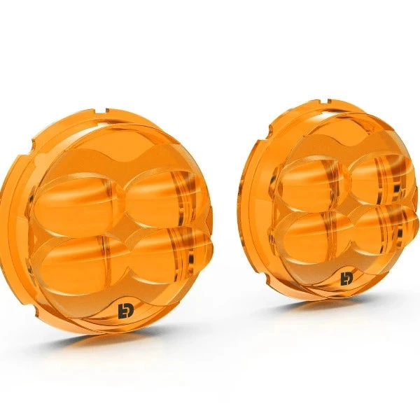 Denali D3 Fog Lights Lens Kit - Amber 1 Denali D3 Fog Lights Lens Kit - Amber