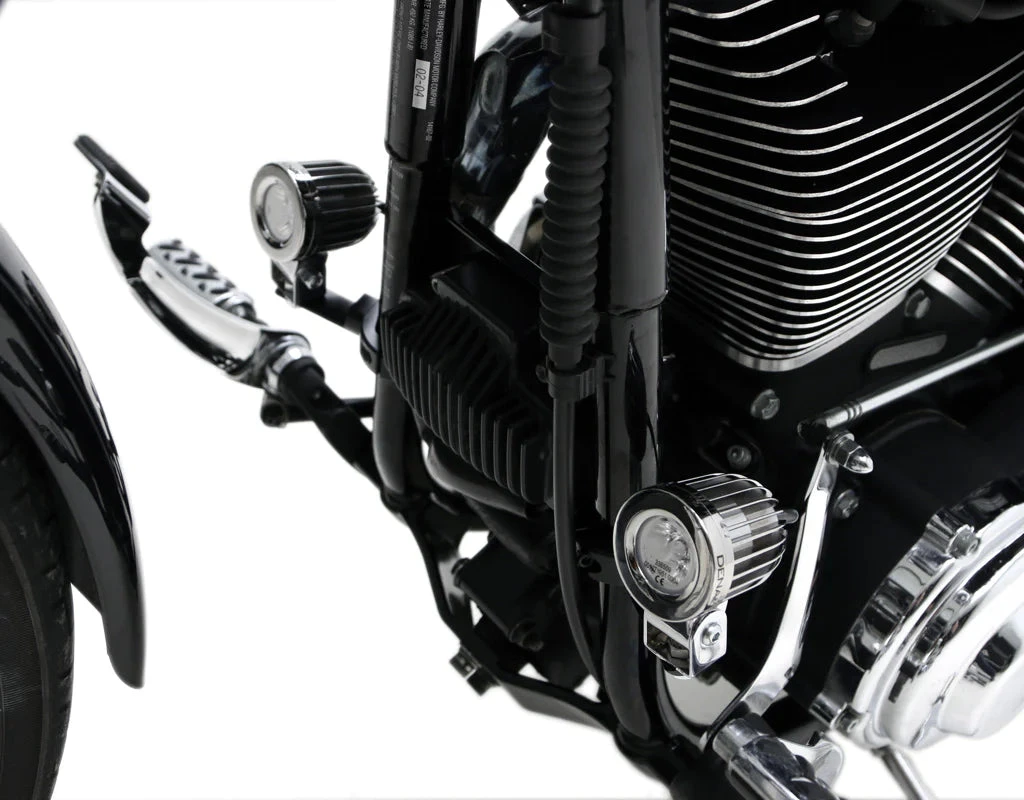 Denali Engine Guard Driving Light Mount - 32-38mm Bar Clamp-Black 4 Denali Engine Guard Driving Light Mount - 32-38mm Bar Clamp-Black - Image 4