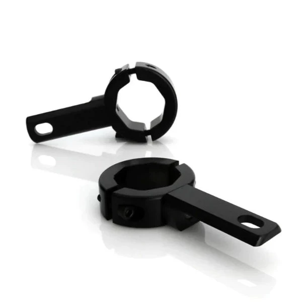 Denali Engine Guard Driving Light Mount - 32-38mm Bar Clamp-Black 1 Denali Engine Guard Driving Light Mount - 32-38mm Bar Clamp-Black