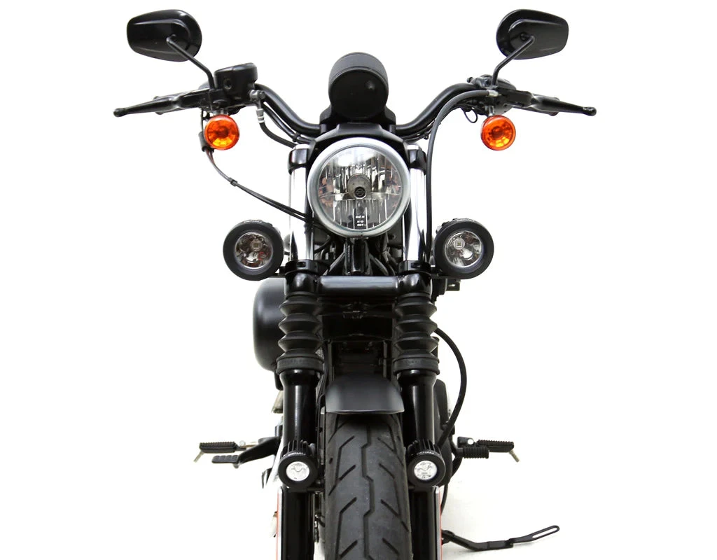 Denali Conventional Fork Tube Driving Light Mount - 39-49mm Bar Clamp-Black 3 Denali Conventional Fork Tube Driving Light Mount - 39-49mm Bar Clamp-Black - Image 3