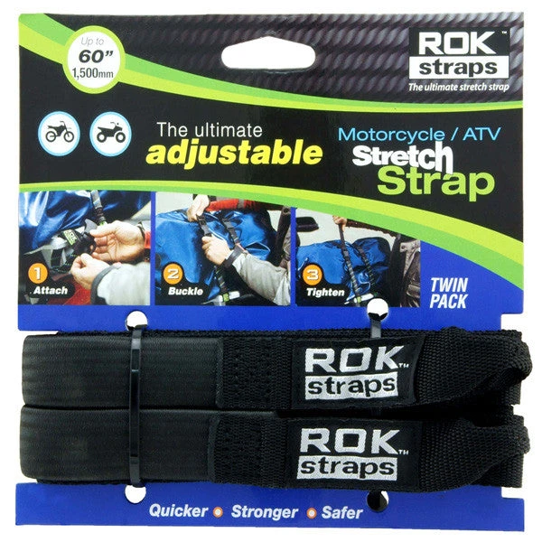 ROK Straps HD 25mm Adjustable - Black 1 ROK Straps HD 25mm Adjustable - Black