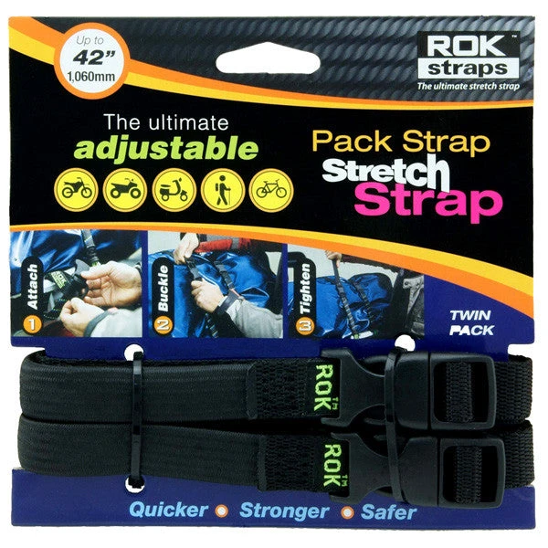 ROK Straps MD 16mm Adjustable - Black 1 ROK Straps MD 16mm Adjustable - Black