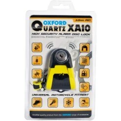Oxford Quartz Xalo XA10 Alarm Disc Lock (10mm) 9 Oxford Quartz Xalo XA10 Alarm Disc Lock (10mm) -High Note Perfor Mance X001 D1