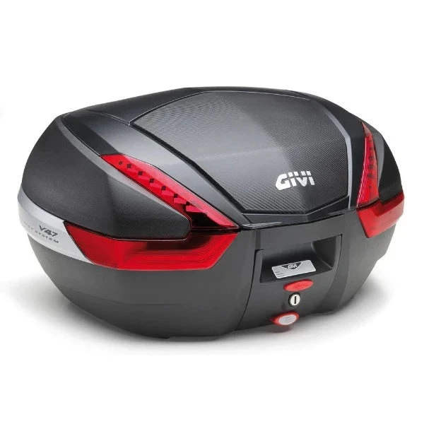 Givi Monokey Topcase With Red Reflectors - 47 Litre 1 Givi Monokey Topcase With Red Reflectors - 47 Litre